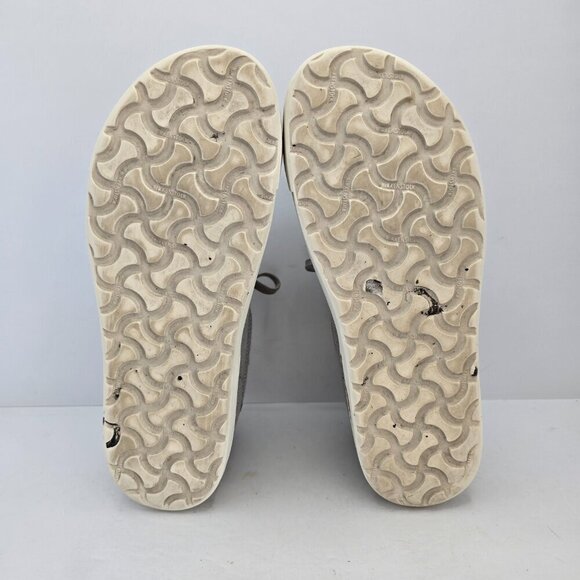 Birkenstock | Bend 'Whale Gray' tan suede neutral lace-up sneakers | WMS 9 - Picture 11 of 11